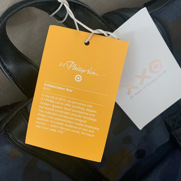 NWT 3.1 Phillip Lim x Target XXO Blue Camouflage Backpack Gender Neutral - Picture 2 of 5